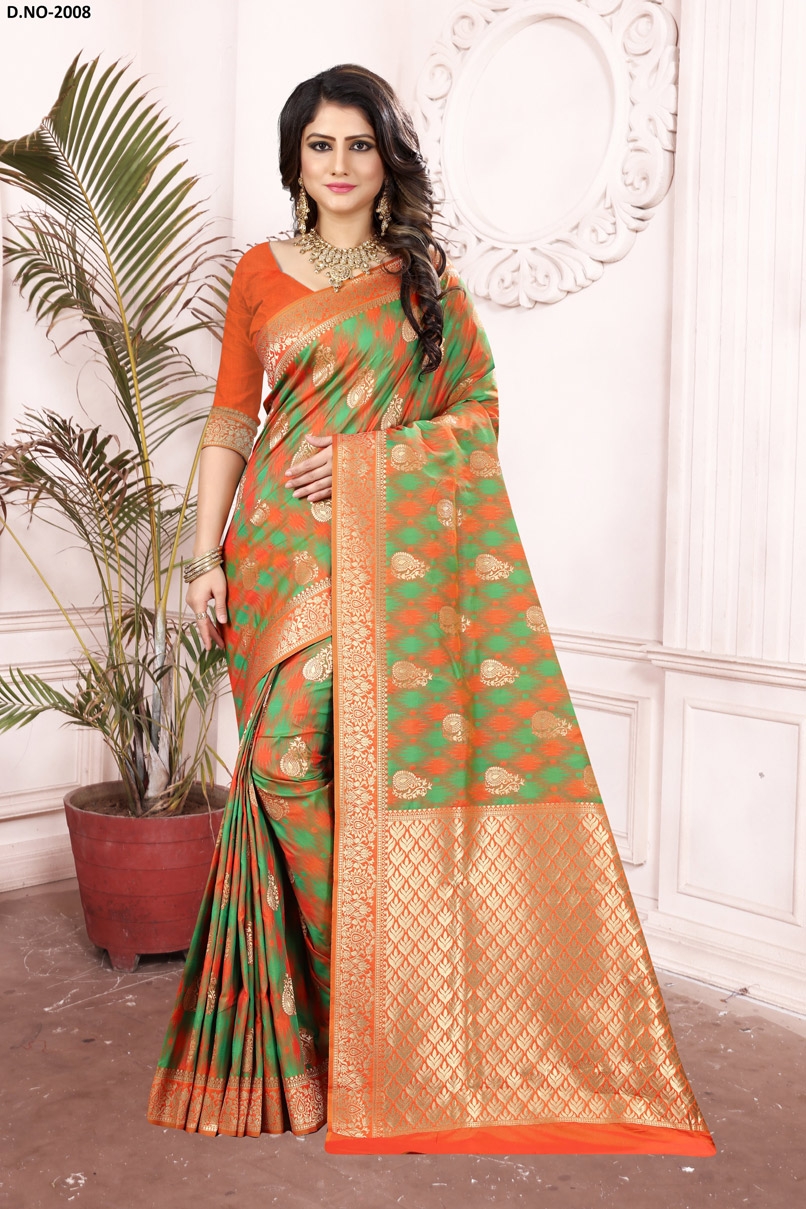 Aashirwad Vol-1 kalamkari Design Rapier Jacquard Saree Aashirwad Vol-1 kalamkari Design Rapier Jacquard Saree